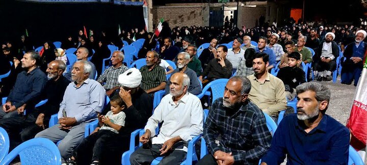 تصاویر/ برگزاری مراسم چهلم امام شهید توسط مدرسه علمیه الزهرا(س) شهداد