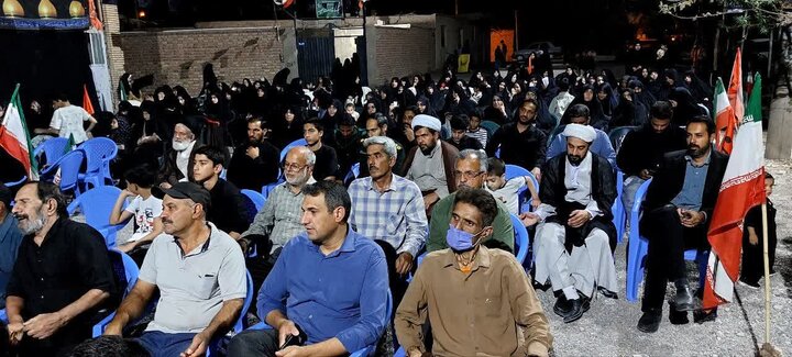 تصاویر/ برگزاری مراسم چهلم امام شهید توسط مدرسه علمیه الزهرا(س) شهداد