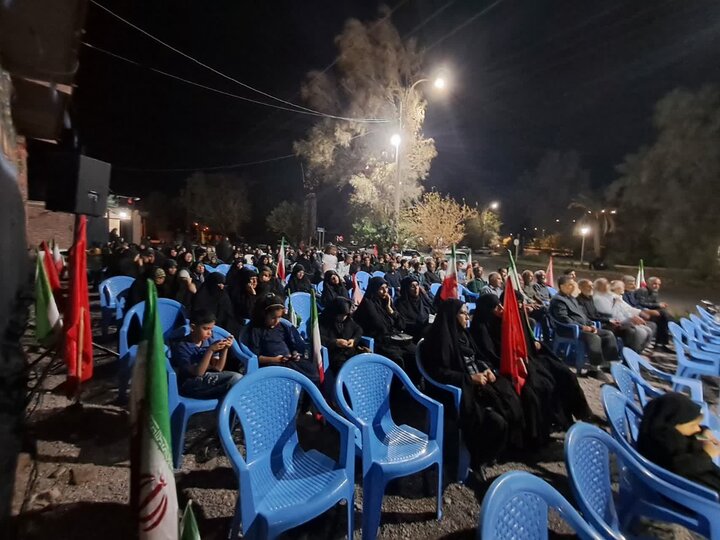 تصاویر/ برگزاری مراسم چهلم امام شهید توسط مدرسه علمیه الزهرا(س) شهداد