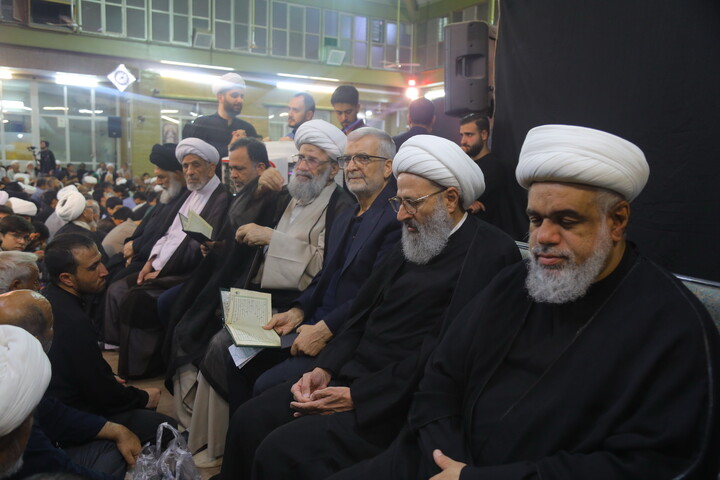 تصاویر / مراسم اربعین تدفین رهبر شهید در دفتر آیت الله العظمی سیستانی در قم
