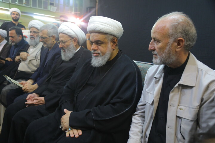 تصاویر / مراسم اربعین تدفین رهبر شهید در دفتر آیت الله العظمی سیستانی در قم