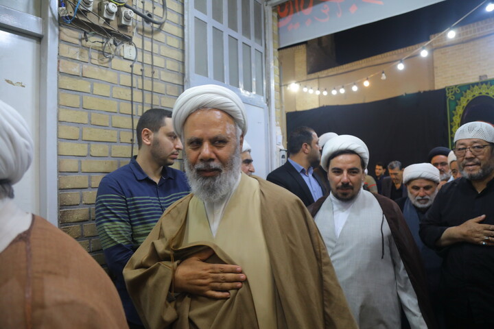 تصاویر / مراسم اربعین تدفین رهبر شهید در دفتر آیت الله العظمی سیستانی در قم