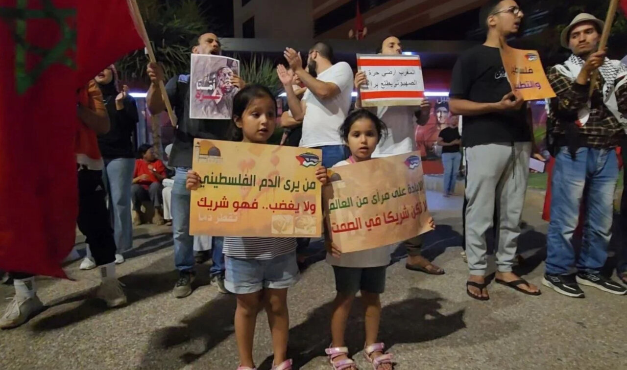 وقفة احتجاجية في مراكش رفضاً لزيارة وزيرة النقل الإسرائيلية