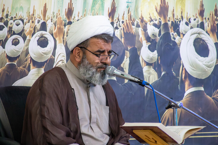 تصاویر/ مراسم بیعت طلاب کرمان در سالروز آغاز امامت امام زمان (عج)