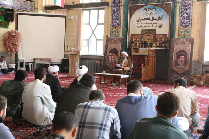 تصاویر/ آغاز سال تحصیلی 1405- 1406 مدرسه علمیه آیت الله آخوند (ره)