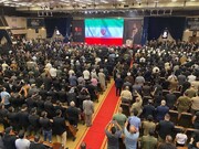 تقریر مصور | إقامة مراسم أربعينيّة مواراة الإمام الخامنئي الثّرى في بغداد