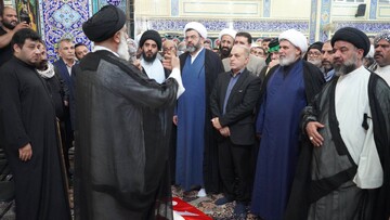 مراسم تشییع و تدفین پدر حجت‌الاسلام والمسلمین رفیعی برگزار شد
