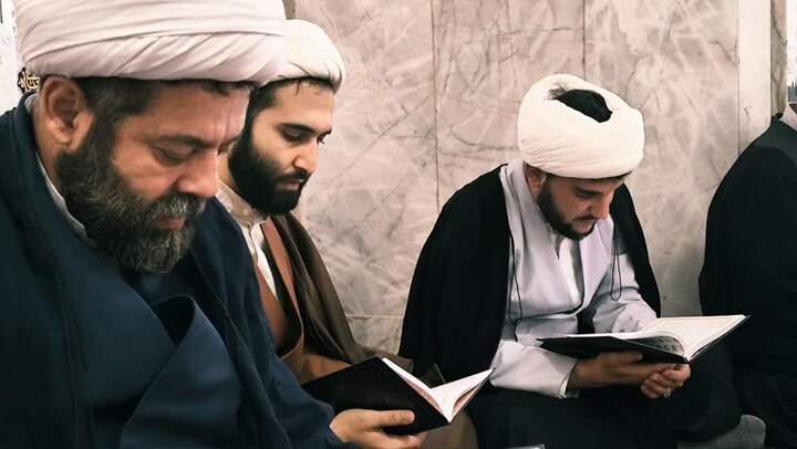 تصاویر/ برگزاری مراسم افتتاحیه «حوزه علمیه شهید امیری» بابل در رواق دارالهدایه حرم امام رضا (ع)
