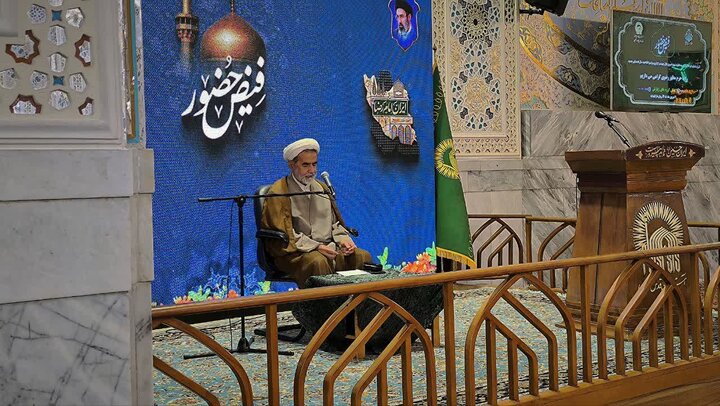 تصاویر/ برگزاری مراسم افتتاحیه «حوزه علمیه شهید امیری» بابل در رواق دارالهدایه حرم امام رضا (ع)