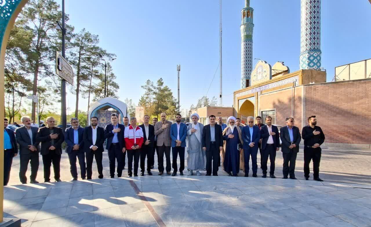 تجدید میثاق مسئولان کاشان با آرمانهای والای شهدا