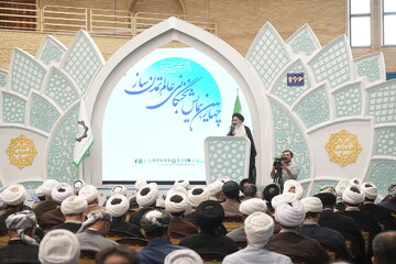 تصاویر/ افتتاحیه چهارمین همایش «عالم تمدن‌ساز»  در ارومیه