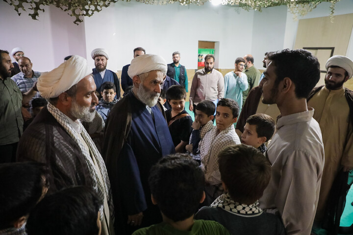 تصاویر/ بازدید حجت الاسلام والمسلمین حسین طائب مسئول سازمان بسیج مستضعفین و سردار فتح الله جمیری فرماندهی سپاه امام علی بن ابیطالب استان قم کانون فرهنگی هنری امام‌رضا علیه‌السلام