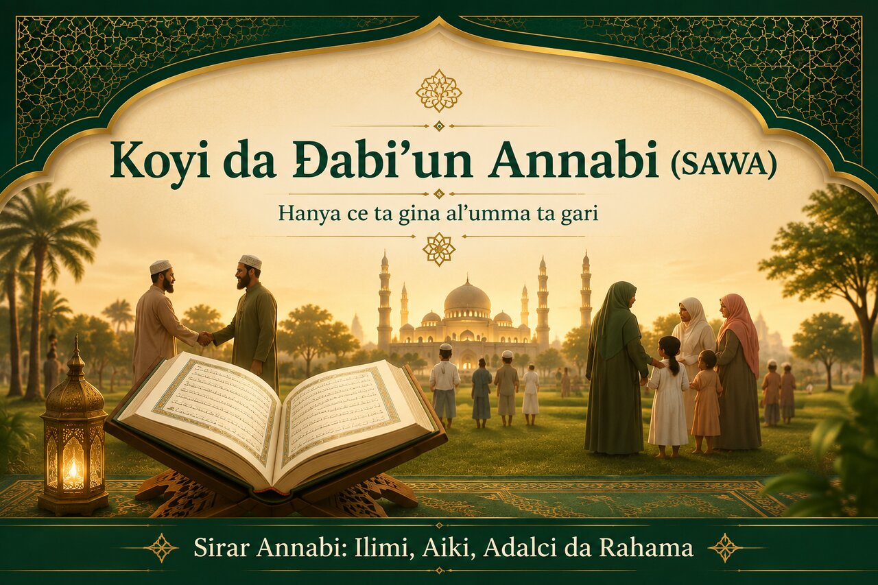 An Jaddada Muhimmancin Koyi da Ɗabi’un Annabi (S.A.W.A) Wajen Gina Al’umma ta Gari