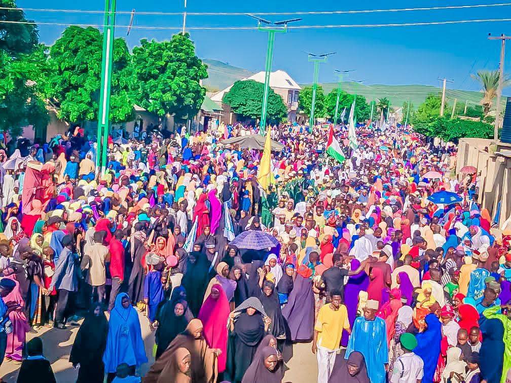 Miliyoyin Mutane Sun Halarci Zagayen 12 ga Rabi’ul Awwal a Garuruwa Daban-daban na Najeriya