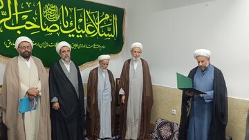 معارفه حجت‌الاسلام سجادی‌نسب به عنوان سرپرست مدرسه علمیه امام رضا(ع) دولت‌آباد