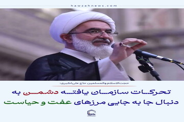 عکس نوشت| تحرکات سازمان یافته دشمن به دنبال جا به جایی مرزهای عفت و حیاست