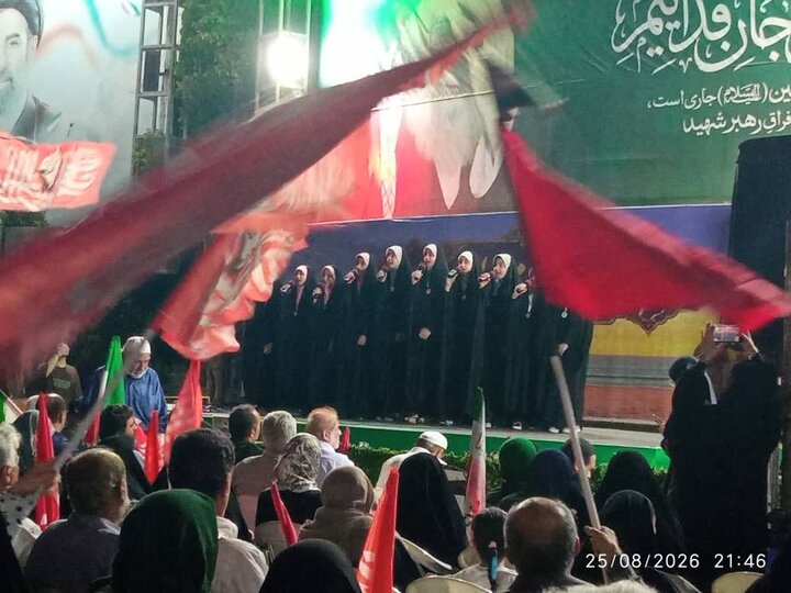تصاویر/ اجتماع مردم بوشهر به همراه تجدید بیعت حوزه علمیه خواهران استان بوشهر در شب صد و هفتاد و هفتم حضور