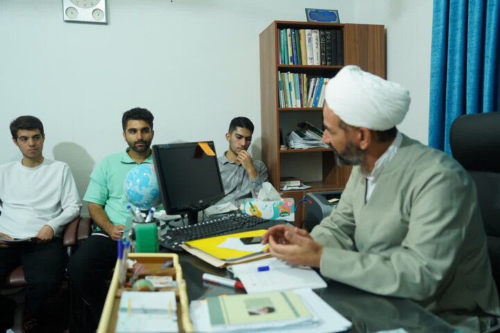 تصاویر / برنامه میثاق طلبگی در حوزه علمیه استان قزوین