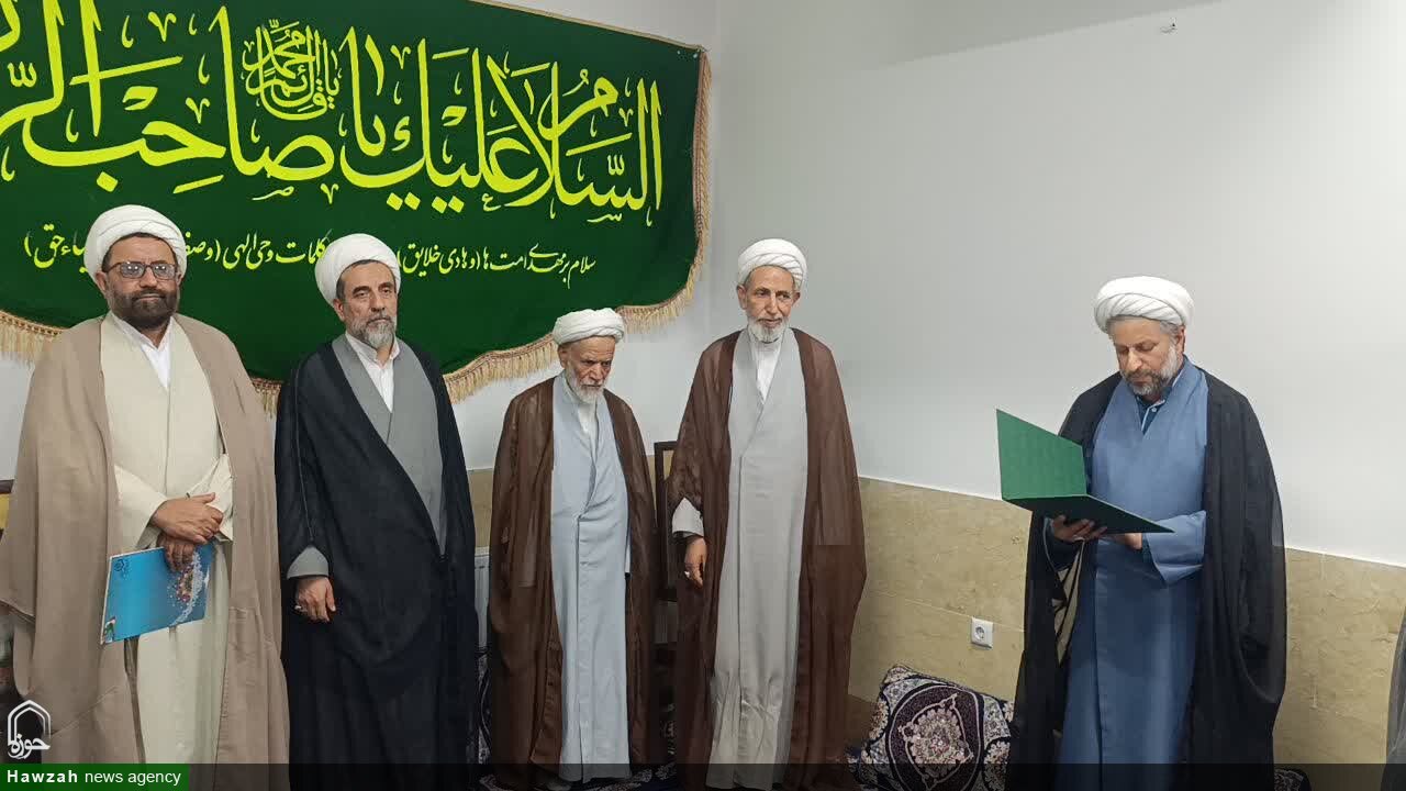 معارفه حجت‌الاسلام سجادی‌نسب به عنوان سرپرست مدرسه علمیه امام رضا(ع) دولت‌آباد