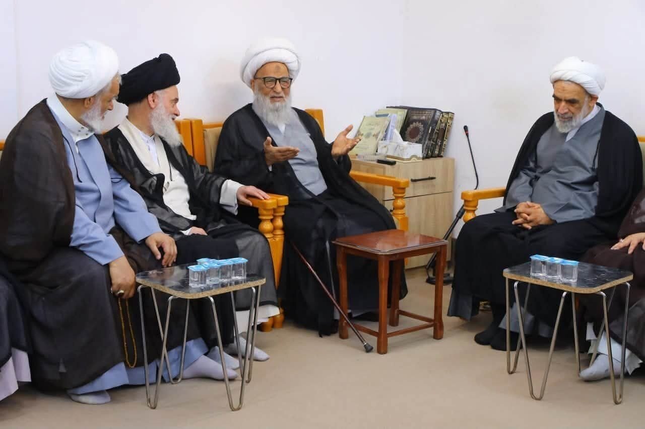 ایران کے اعلیٰ سطحی وفد کی آیت اللہ العظمیٰ حافظ بشیر حسین نجفی سے ملاقات