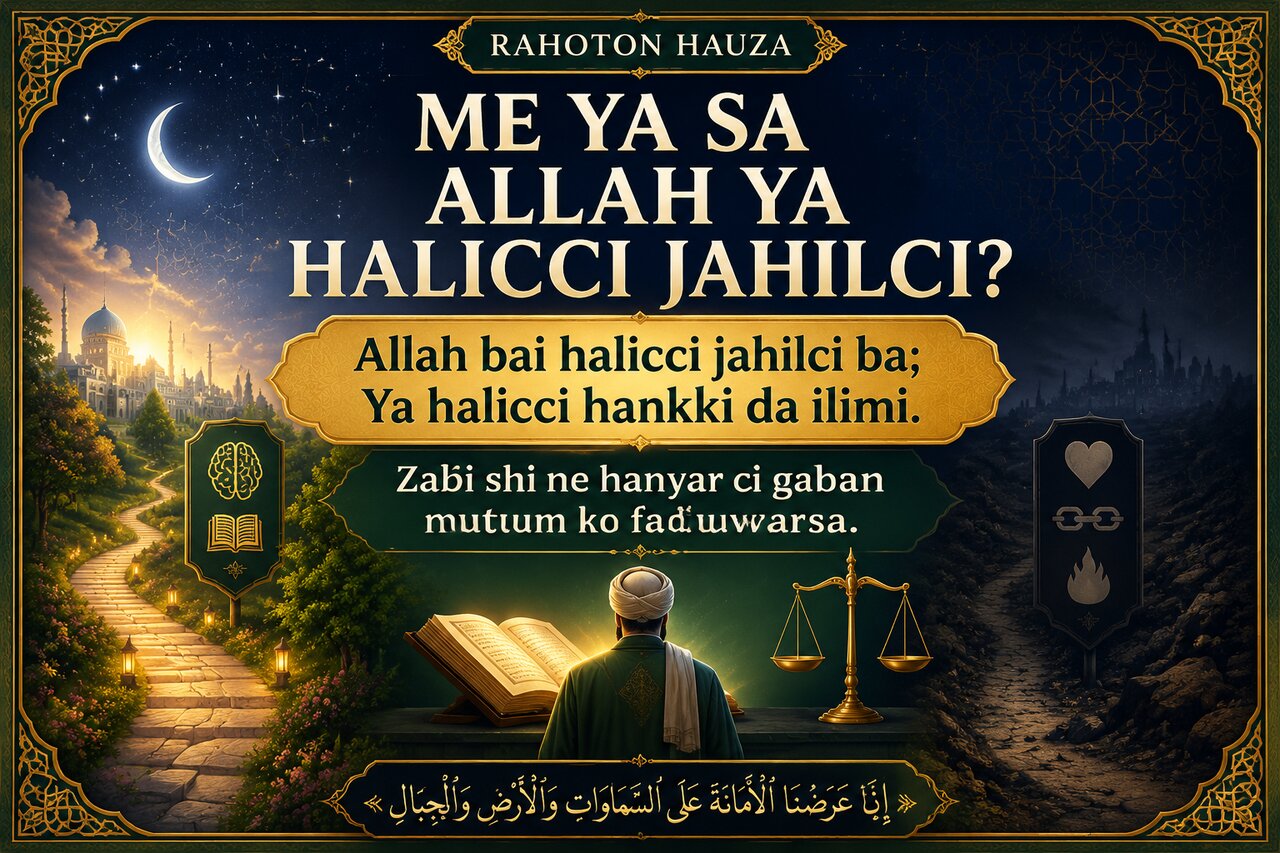 Me Ya Sa Allah Ya Halicci Jahilci?