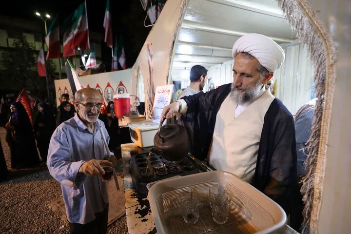 تصاویر /,حضور میدانی مردم قزوین در ایستگاه صدوهشتاد و یکم