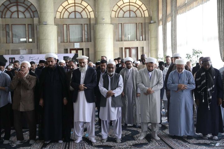 تصاویر/ اقامه نماز وحدت در چهلمین کنفرانس بین المللی وحدت اسلامی