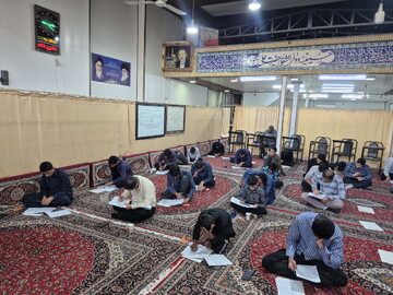 تصاویر/ مرحله دوم آزمون ورودی مدارس علمیه منطقه کاشان