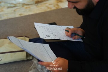 گزارش تصویری  برگزاری مرحله دوم آزمون طلاب جدیدالورود حوزه علمیه استان تهران-۱