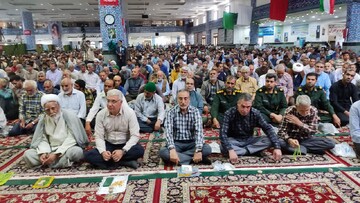 تصاویر| نماز جمعه عبادی سیاسی بیرجند