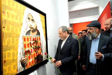 تصاویر/ افتتاحیه نمایشگاه گروهی «مدرسه میناب»
