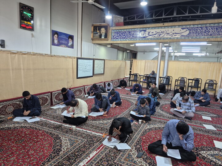 تصاویر/ مرحله دوم آزمون ورودی مدارس علمیه منطقه کاشان