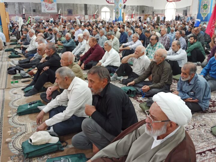 تصاویر/ نمازعبادی سیاسی جمعه کاشان