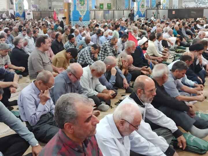 تصاویر/ نمازعبادی سیاسی جمعه کاشان