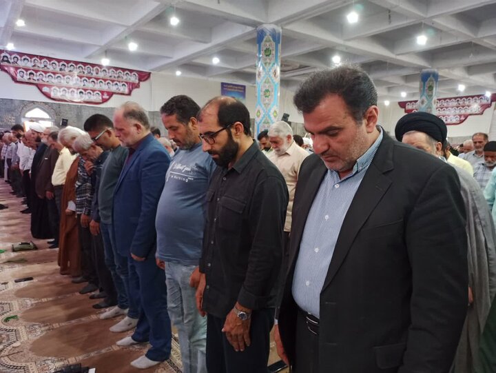 تصاویر/ نمازعبادی سیاسی جمعه کاشان