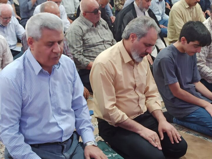 تصاویر/ نمازعبادی سیاسی جمعه کاشان