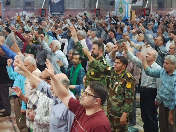 تصاویر/ نمازعبادی سیاسی جمعه کاشان