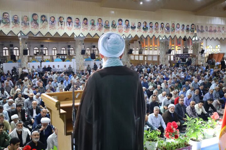 تصاویر/ نماز عبادی سیاسی جمعه در شهرستان ساری
