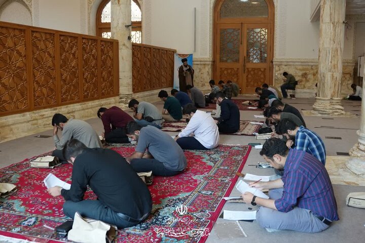 گزارش تصویری ۲ برگزاری مرحله دوم آزمون طلاب جدیدالورود حوزه علمیه استان تهران