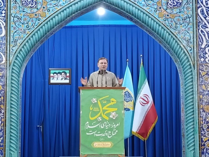 تصاویر/ آیین عبادی سیاسی نمازجمعه امروز شهر بوشهر