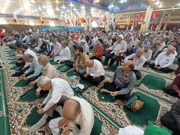 تصاویر/ آیین عبادی سیاسی نمازجمعه امروز شهر بوشهر