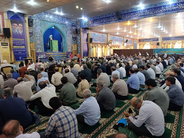 تصاویر/ آیین عبادی سیاسی نمازجمعه امروز شهر بوشهر