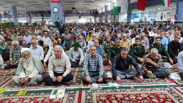 تصاویر| نماز جمعه عبادی سیاسی بیرجند