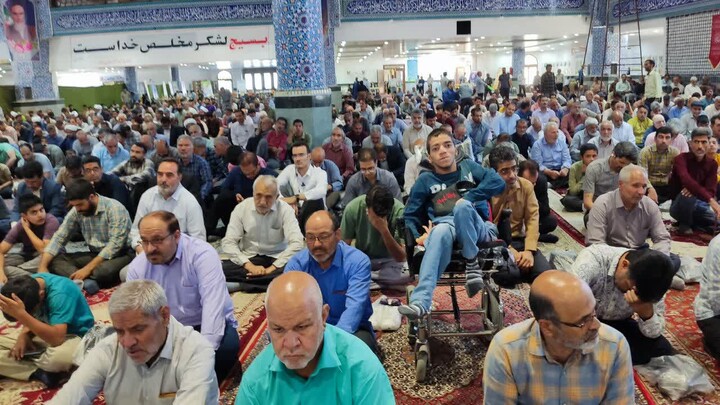 تصاویر| نماز جمعه عبادی سیاسی بیرجند