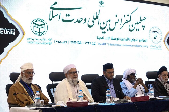 تصاویر/ نشست هم‌اندیشی شرکت کنندگان در کنفرانس وحدت اسلامی