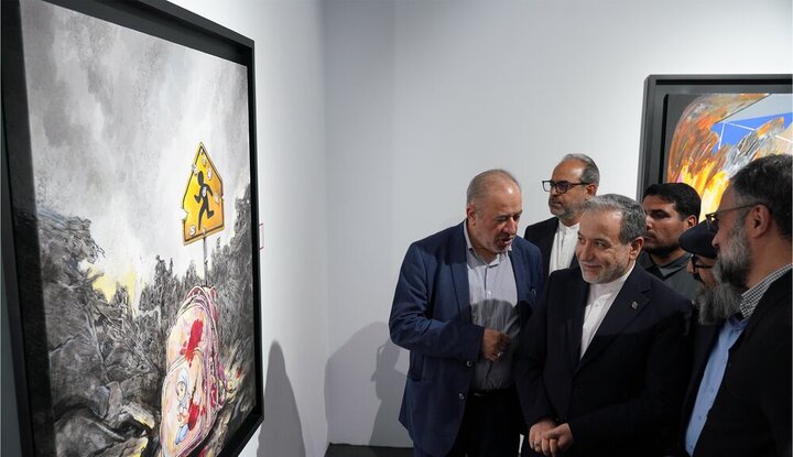 تصاویر/ افتتاحیه نمایشگاه گروهی «مدرسه میناب»