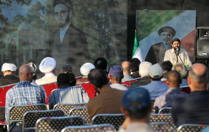 تصاویر/ مراسم رونمایی از بنای یادمان مزار شهید اندرزگو