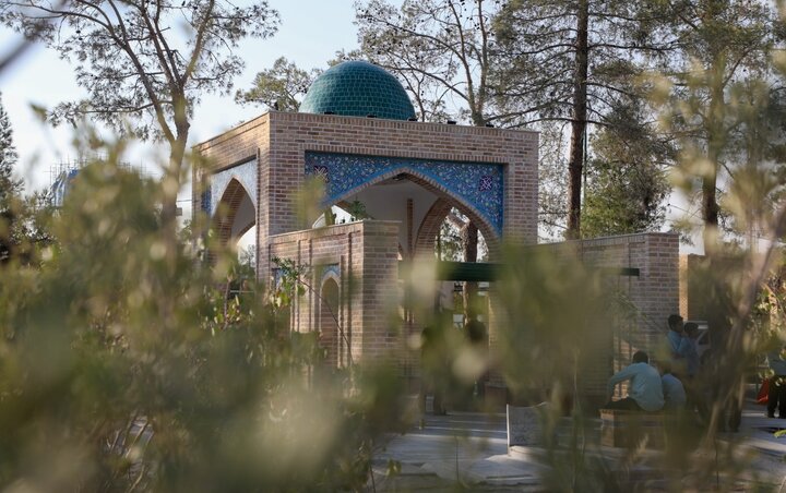 تصاویر/ مراسم رونمایی از بنای یادمان مزار شهید اندرزگو