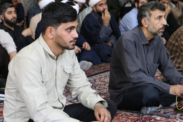 تصاویر/ درس اخلاق آیت الله موسوی اصفهانی در مسجد مدرسه علمیه آیت الله آخوند (ره)
