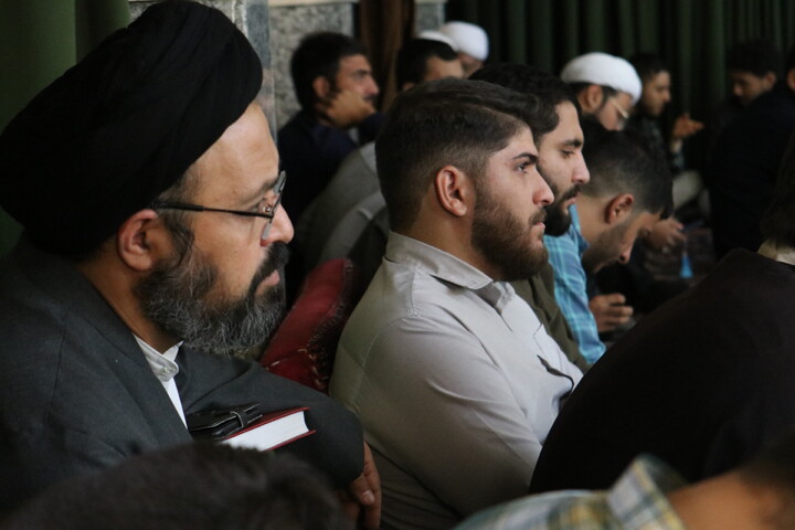 تصاویر/ درس اخلاق آیت الله موسوی اصفهانی در مسجد مدرسه علمیه آیت الله آخوند (ره)